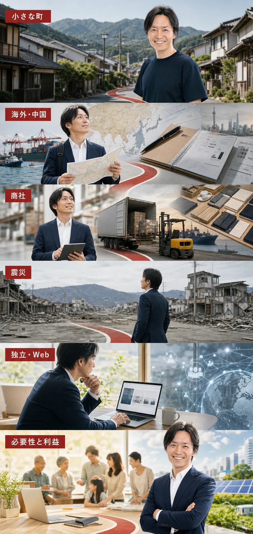 小さな町、海外、商社の現場で経験を重ねてきた増田裕一